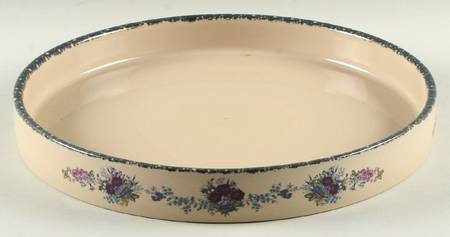 Floral 12' Round Tray
