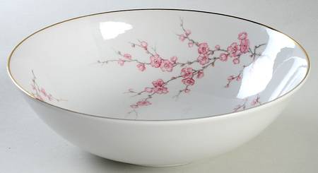Almond Blossom 9" Round Vegetable Bowl