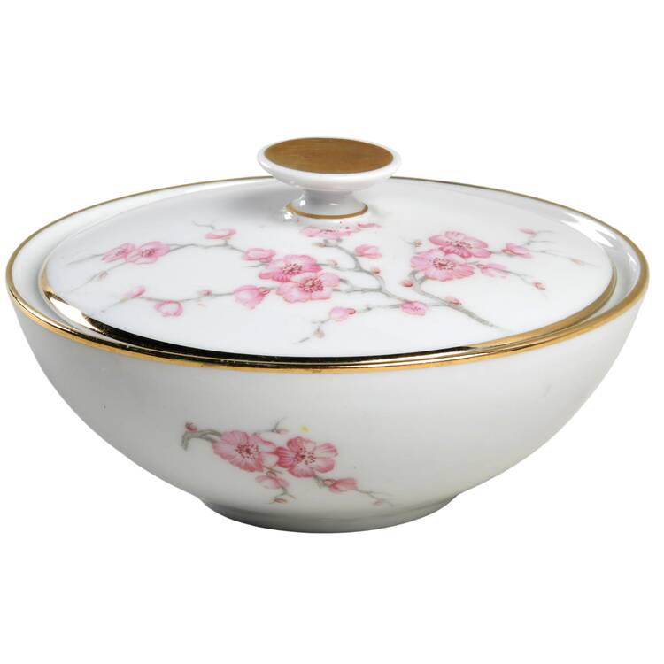 Almond Blossom Mini Sugar Bowl & Lid