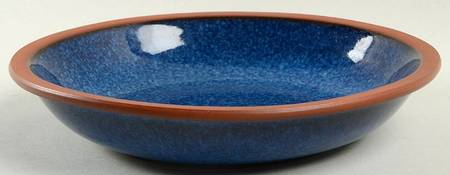 Suffolk Tableware Blue Rim Soup Bowl