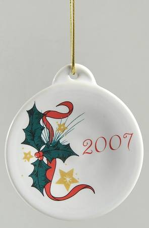 Fiesta Holly and Stars Ornament