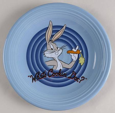 Fiesta Looney Tunes Blue by Homer Laughlin 