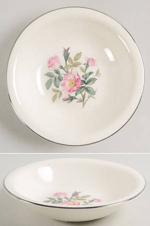 Wild Rose (Aladdin) Fruit/Dessert (Sauce) Bowl
