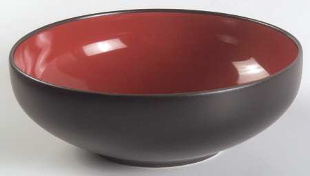 Worldview Red Black Soup/Cereal Bowl