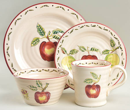Apple Grove 4 Piece Place Setting