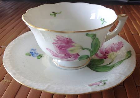 Kitty Footed Demitasse Cup & Saucer Set