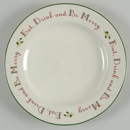 Holly Salad Plate