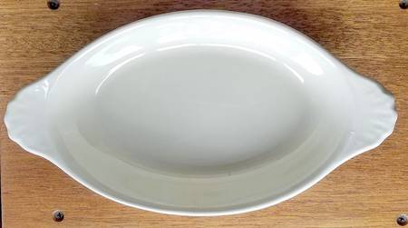 White 11" Augratin