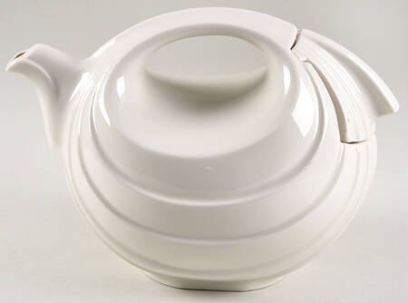 White Rhythm Teapot & Lid
