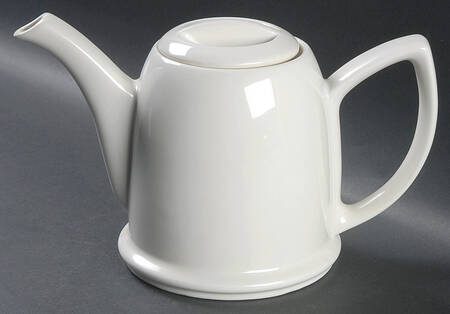 White Lipton Teapot & Lid