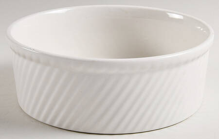 White 8" Souffle