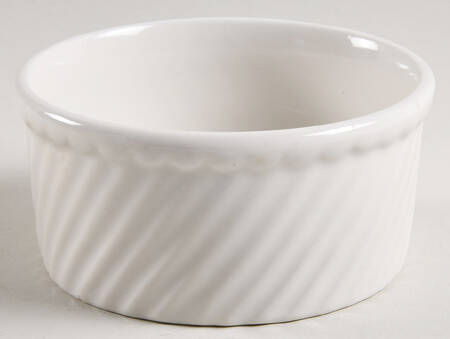 White 4" Souffle