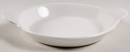 White 9" Shirred Egg Dish