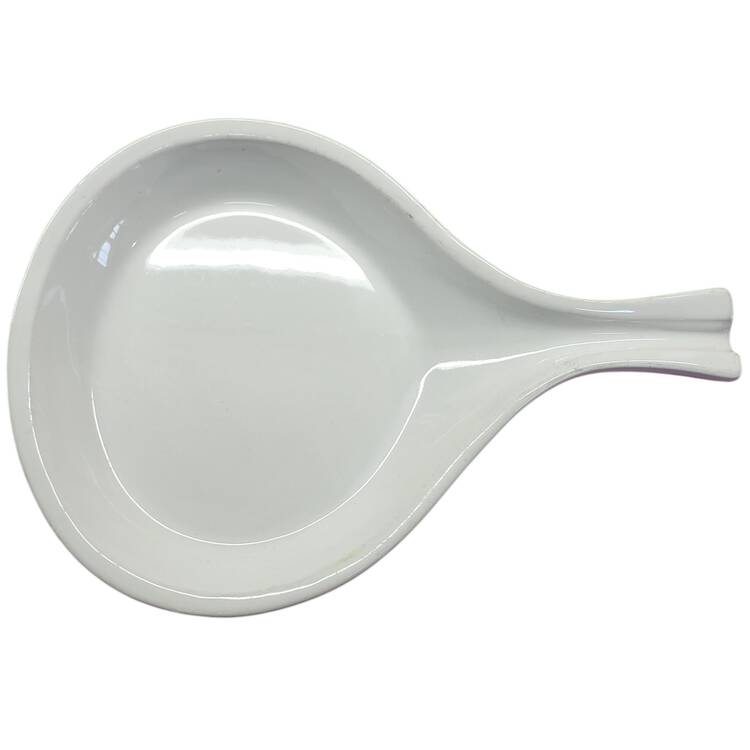 White 8" Open Skillet