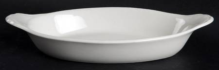 White 10" Augratin