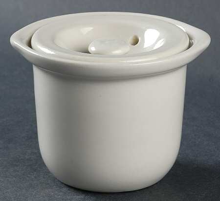 White Petite Marmite & Lid