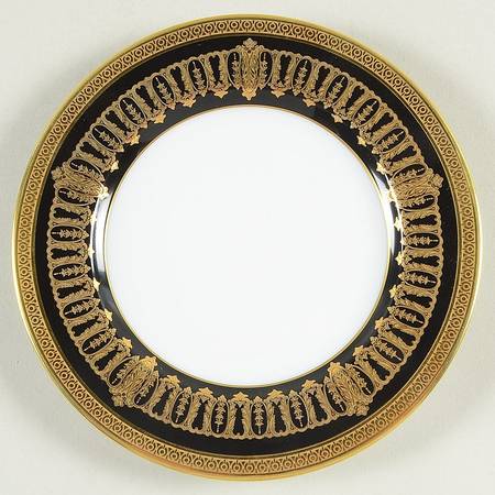 Saint Honore Noir (Black) Bread & Butter Plate
