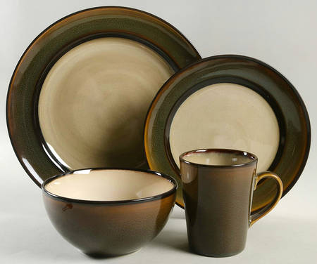 Rave Stripe 4 Piece Place Setting
