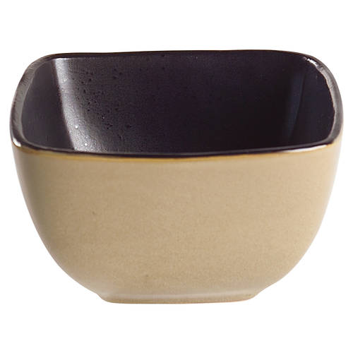 Rave Taupe Square Soup/Cereal Bowl