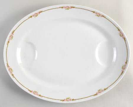 H3678 18" Oval Serving Platter by Haviland