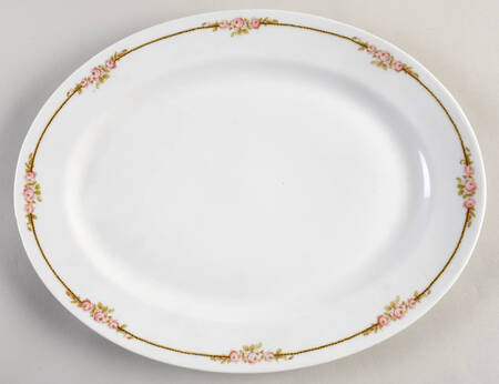 H3678 14" Oval Serving Platter by Haviland