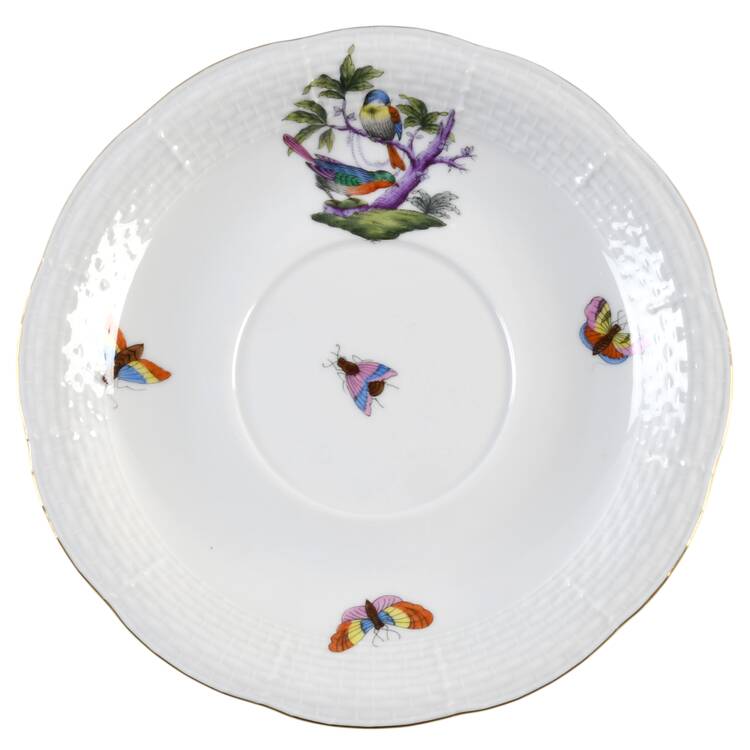 Rothschild Bird (Pastel Colors) Saucer for Footed Cream Soup Bowl