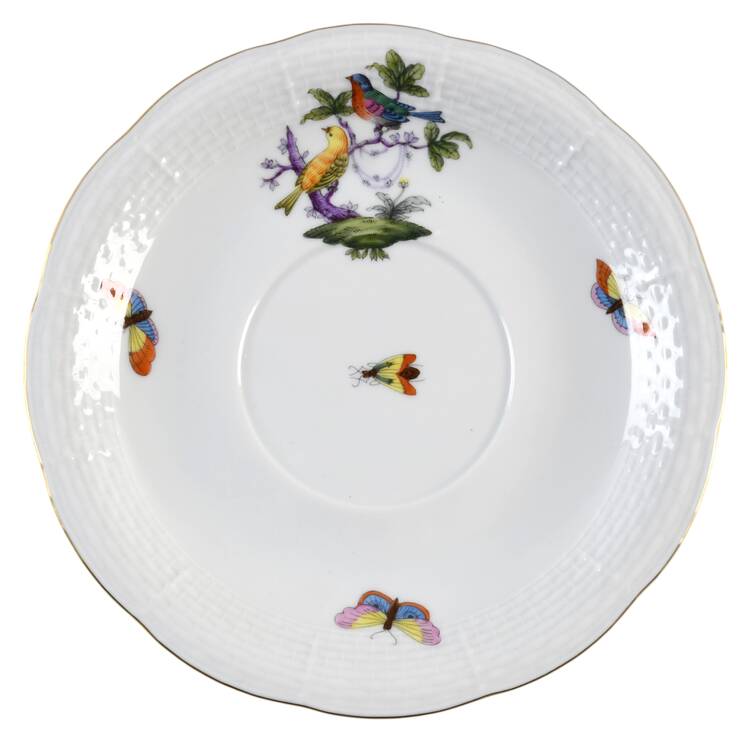 Rothschild Bird (Pastel Colors) Saucer for Footed Cream Soup Bowl