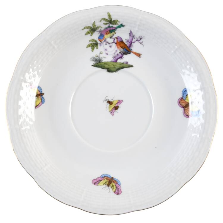 Rothschild Bird (Pastel Colors) Saucer for Footed Cream Soup Bowl