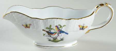 Rothschild Bird (Pastel Colors) Open Sauce Boat