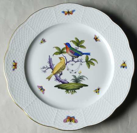 Rothschild Bird (Pastel Colors) Service Plate (Charger)