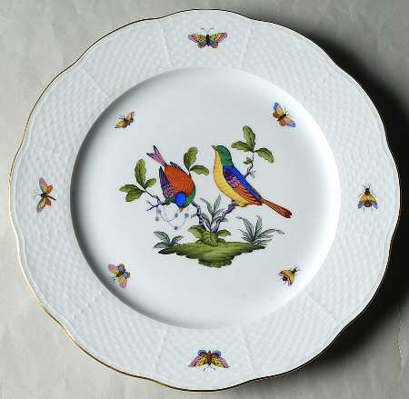 Rothschild Bird (Pastel Colors) Service Plate (Charger)