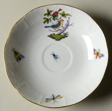Rothschild Bird (Pastel Colors) Saucer for Flat Demitasse Cup