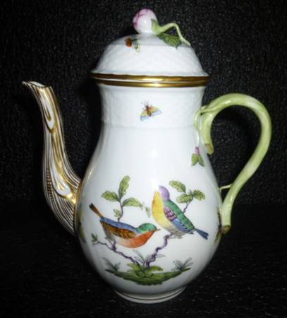 Rothschild Bird (Pastel Colors) Coffee Pot & Lid