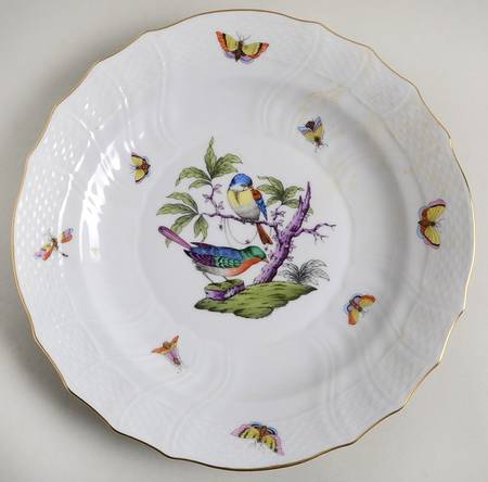 Rothschild Bird (Pastel Colors) Luncheon Plate