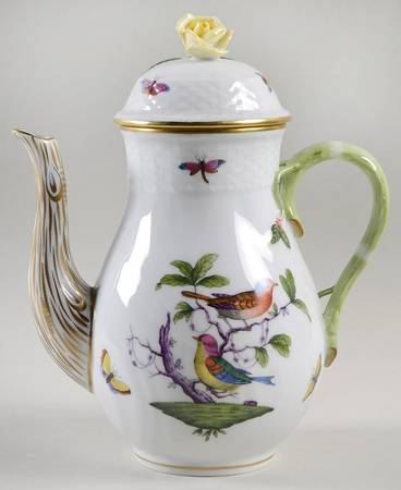 Rothschild Bird (Pastel Colors) Coffee Pot & Lid