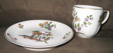 Schleiger 684-3 Flat Cup & Saucer Set