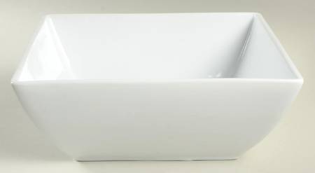 Canopy White (Square) 9" Square Vegetable Bowl