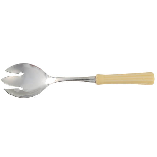 Fiesta Ivory (Intro 2008) Slotted Serving Spoon with Stainless Bowl