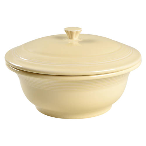 Fiesta Ivory (Intro 2008) 2 Qt Round Covered Casserole (MB 9 Base)