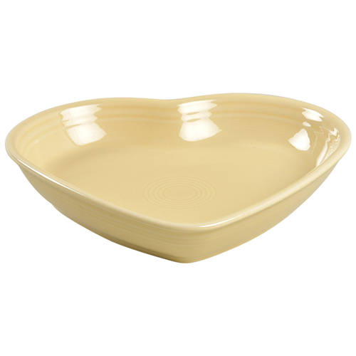 Fiesta Ivory (Intro 2008) 9" Heart Shaped Bowl