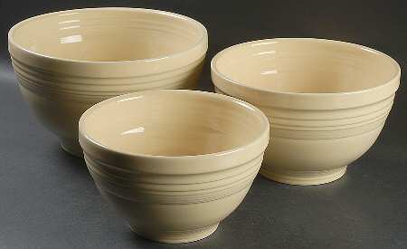 Fiesta Ivory (Intro 2008) (3 Piece) Baking Bowl Set (11", 9", 8")