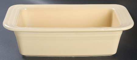 Fiesta Ivory (Intro 2008) Loaf Pan by Homer Laughlin 