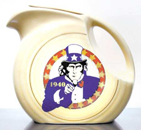 Fiesta Collector Club Decorated Pitchers 32 Oz Collector Club Pitcher in Fiesta Ivory