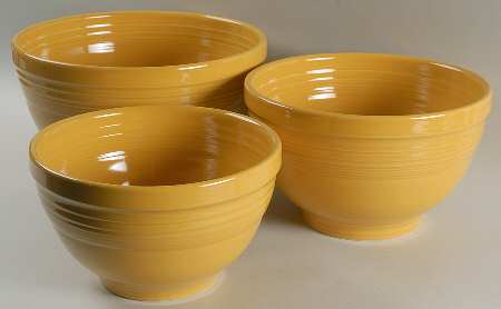 Fiesta Marigold (Intro 2008, 75th Anniversary) (3 Piece) Baking Bowl Set (11", 9", 8")