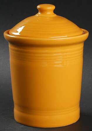 Fiesta Marigold (Intro 2008, 75th Anniversary) Small Canister & Lid
