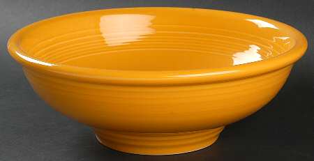 Fiesta Marigold (Intro 2008, 75th Anniversary) Pedestal Bowl