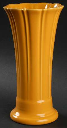Fiesta Marigold (Intro 2008, 75th Anniversary) 9" Flared Vase