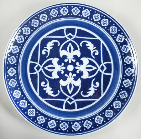 Catalina Medallion Blue Service Plate (Charger)