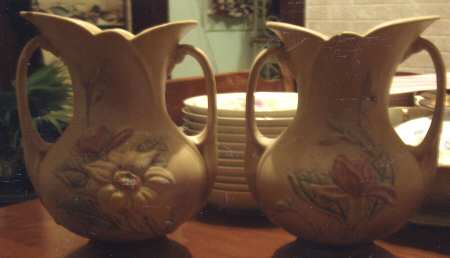 Magnolia (Matte) 8" Flared, Handled, Footed Vase