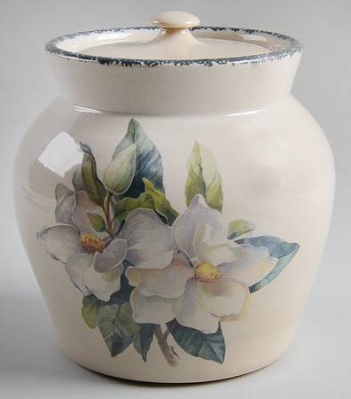 Magnolia Medium Canister & Lid